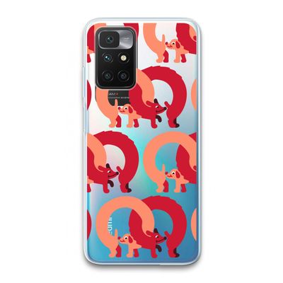 Dogs: Xiaomi Redmi 10 Transparant Hoesje