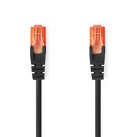 Nedis CAT6 Netwerkkabel | RJ45 Male | RJ45 Male | U/UTP | 1.50 m | Rond | PVC | Zwart | Label - CCGL85200BK15 - thumbnail