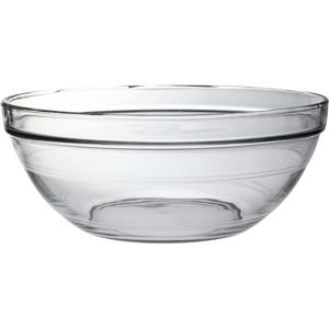 Duralex Salade/fruit schalen rond - 4x - glas - 31 x 12 cm - serveerschaal - Schalen en kommen