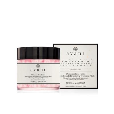 Avant Age Protect & UV Damascan Rose Petals Antioxidising & Retexturising Treatment Mask 60ml