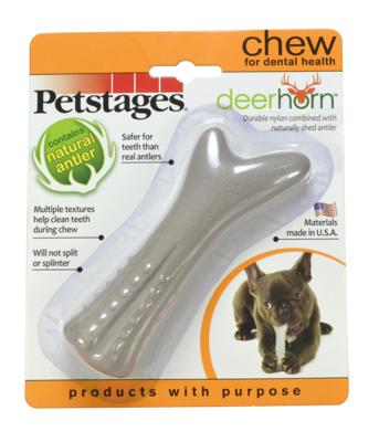 Petstages Petstages Deerhorn Gewei Kauwbot Petite voor Honden XS (1st)
