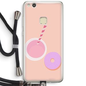 Donut: Huawei Ascend P10 Lite Transparant Hoesje met koord