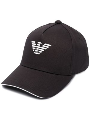 Emporio Armani casquette à logo - Noir