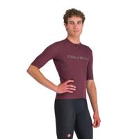 Castelli Prologo Lite fietsshirt korte mouw deep bordeaux heren M
