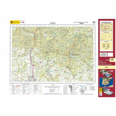 Topografische kaart 248 MT50 Apiés | CNIG - Instituto Geográfico Nacional1