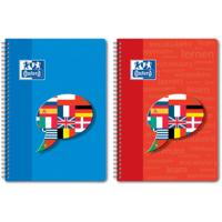 Oxford Vocabulary Coach spiraalschrift, ft A5, 48 vel, gelijnd, geassorteerde kleuren