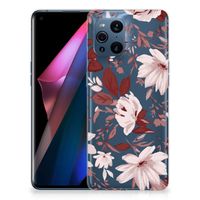 Hoesje maken OPPO Find X3 | X3 Pro Watercolor Flowers - thumbnail