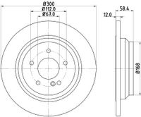 Remschijf 8DD355115411