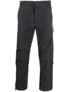 Maharishi pantalon slim à fleurs imprimées - Noir