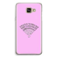 Home Is Where The Wifi Is: Samsung Galaxy A5 (2016) Transparant Hoesje