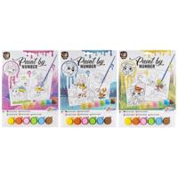 Grafix schilderen op nummer a4 formaat