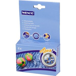 Anti-pluis Wasbal, 6 stuks Pluizendief