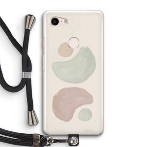 Geo #10: Pixel 3 Transparant Hoesje met koord
