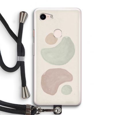 Geo #10: Pixel 3 Transparant Hoesje met koord
