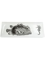 Fornasetti plat imprimé poisson - Blanc - thumbnail