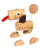 Kids At Work hondje van kurk - thumbnail