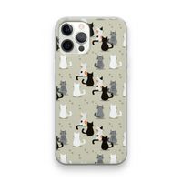 Katten: iPhone 12 Pro Transparant Hoesje