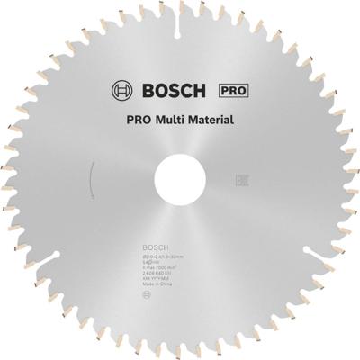 Bosch Accessories Multi Material 2608640511 Hardmetaal-cirkelzaagblad 210 x 30 x 2.4 mm Aantal tanden: 54 1 stuk(s)