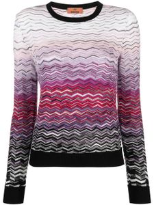 Missoni pull à motif zigzag - Blanc