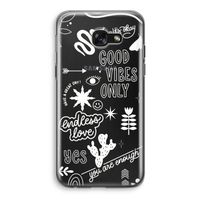 Good vibes: Samsung Galaxy A5 (2017) Transparant Hoesje