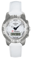 Horlogeband Tissot T33155811 / T610014627 Leder Wit 20mm