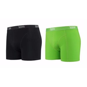 Lemon and Soda boxershorts 2-pak zwart en groen L L  -