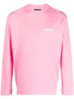 Jacquemus haut Le T-shirt Maches Longues - Rose - thumbnail