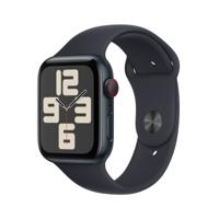 Apple Watch SE OLED 44 mm Digitaal 368 x 448 Pixels Touchscreen 4G Zwart Wifi GPS - thumbnail