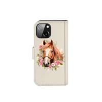 Telefoonhoesje | Met pasjeshouder | voor iPhone 13 Mini Paard