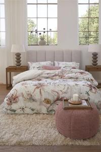 Rivièra Maison Riviera Maison Dekbedovertrek Lily Love - Roze 240x200/220 cm