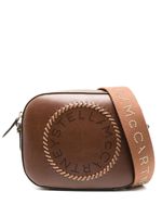 Stella McCartney Logo mini camera bag - Marron