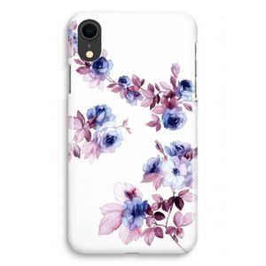 Waterverf bloemen: iPhone XR Volledig Geprint Hoesje
