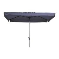 Madison stokparasol Delos luxe Safier Blue 200x300 cm.