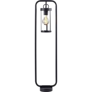 Brilliant Sidney 44293/06 Staande buitenlamp E27 Zwart, Transparant