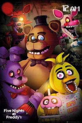 Poster Five Nights - at Freddy&apos;s - Group 61x91,5cm
