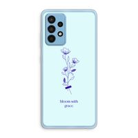 Bloom with grace: Samsung Galaxy A52 Transparant Hoesje