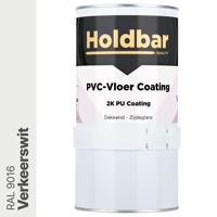 Holdbar PVC-Vloer Coating Verkeerswit (RAL 9016) 1 Kg