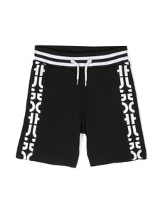 HUGO KIDS short de sport à logo imprimé - Noir