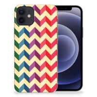 iPhone 12 | 12 Pro (6.1") | TPU bumper | Zigzag Multi Color