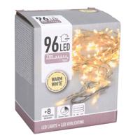 Kerstverlichting - 700 cm - 96 leds - warm wit - batterij