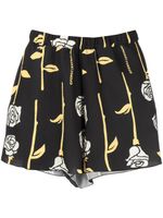 Opening Ceremony ALL OVER ROSES FLUID SHORTS BLACK PAPYRU - Noir Opening Ceremony ALL OVER ROSES FLUID SHORTS BLACK PAPYRU - Noir