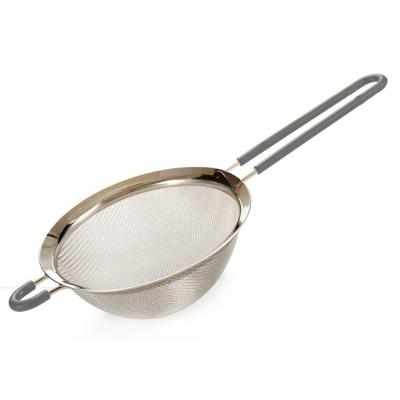 Mini zeefje van RVS - grijs - Dia 10 cm - keukenbenodigdheden