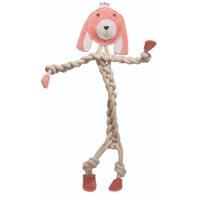 Hugglehounds Naturals Rope Knottie hondenspeelgoed Konijn