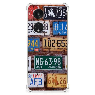 OPPO Reno8 T 5G Anti-shock Hoesje met foto Kentekenplaten OPPO Reno8 T 5G Anti-shock Hoesje met foto Kentekenplaten
