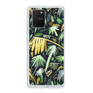 Tropical Palms Dark: Samsung Galaxy S10 Lite Transparant Hoesje