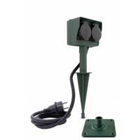 REV 0595004555 Buitenstopcontact Groen Randaarde stekker 1 stuk(s)