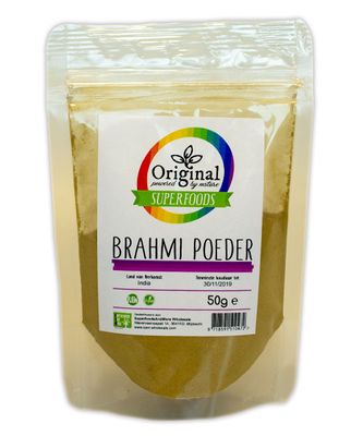 Original Superfoods Brahmi Poeder 50 Gram Original Superfoods Brahmi Poeder 50 Gram