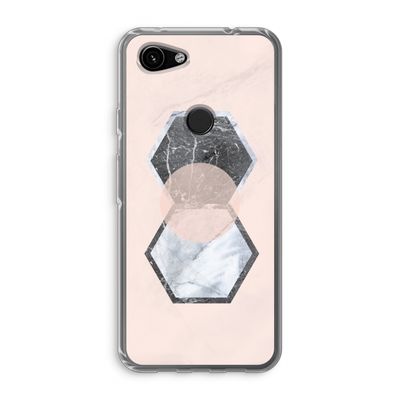 Creatieve toets: Google Pixel 3a Transparant Hoesje