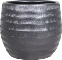 Floran Pot lena 14x11cm zwart mat Floran Pot lena 14x11cm zwart mat