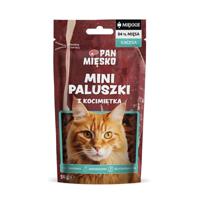 PAN MIĘSKO Mini duck sticks with catnip - Kattensnoepje - 50g